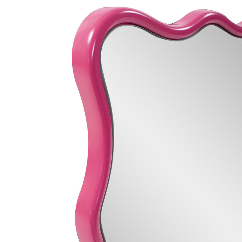Miroir mural Angelo, Rose vif