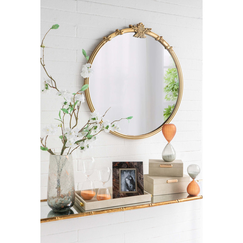 Sablier nervuré avec finition cuivre et gris et sable blanc, H 7,79 po x l 3,23 po x P 3,23 po, 2