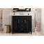 Meuble-lavabo 36 po avec lavabo supérieur, armoire de rangement moderne avec 2 portes à fermeture douce et 2 tiroirs, meuble-lavabo simple-527661541