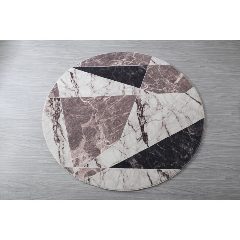 Tapis brun Telesphoros, Rond 5 pi