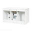 Armoire de salle de bain murale avec lavabo en céramique et tiroirs, meuble-lavabo simple de style français avec charnières à fermeture douce-133416501