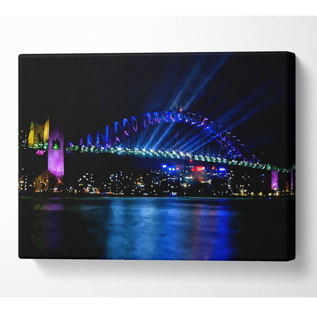 Sydney Harbour Bridge Blaues Licht - Druck