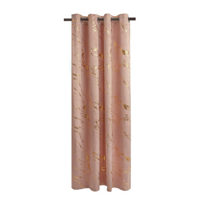 Harto Velvet Room Darkening Curtain Single Panel