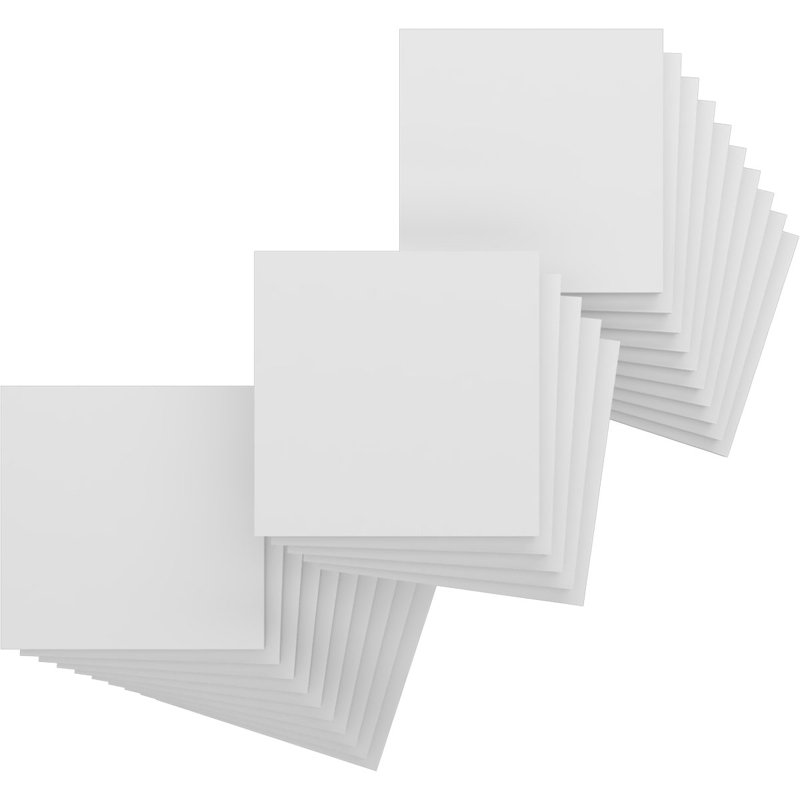 Panneaux de loisirs en PVC, H 7,75 po x l 7,75 po x P 0,38 po