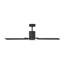 Visual Comfort Fan Cleancut Smart 54 LED Indoor Ceiling Fan with Threaded Downrod, Matte White ABS blades and Handheld Remote-317017026-470160069-317017025