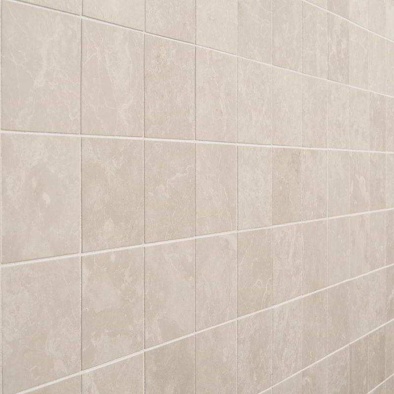 Botticino Extra Light 12 In. X 12 In. Marble Mosaic Floor And Wall Tile (5 Sq. Ft. / Each)