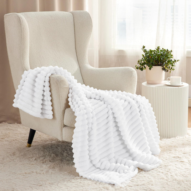 Bedsure Fitted Sheet Deep - Bed Sheets Extra Deep Pocket made of Soft Brushed Microfiber for Bed, 170cm x 130cm, White