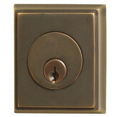 Pêne dormant rectangulaire simple pour porte en étain de 1 3/8 po à 2 1/8 po