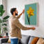 Single Daffodil Botanical - Wrapped Canvas-1550848141-1550848133