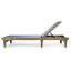 Chaise longue inclinable en acacia Gunnarr-192438162