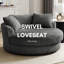 Skyler Upholstered Teddy Swivel Armchair-996899588