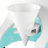 Brentwood Snow Cone Maker And Shaved Ice Machine In Blue – Stainless Steel Blade Ice Shaver With 4 Reusable Cones, Easy To Clean, Perfect Snow Cone Machine For Home