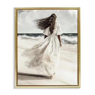  "Beach Stroll Sea Spray", art mural encadré par Incado