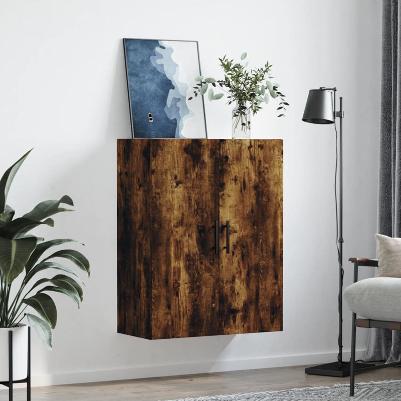 Lagro Bathroom Cabinet, Smoked Oak