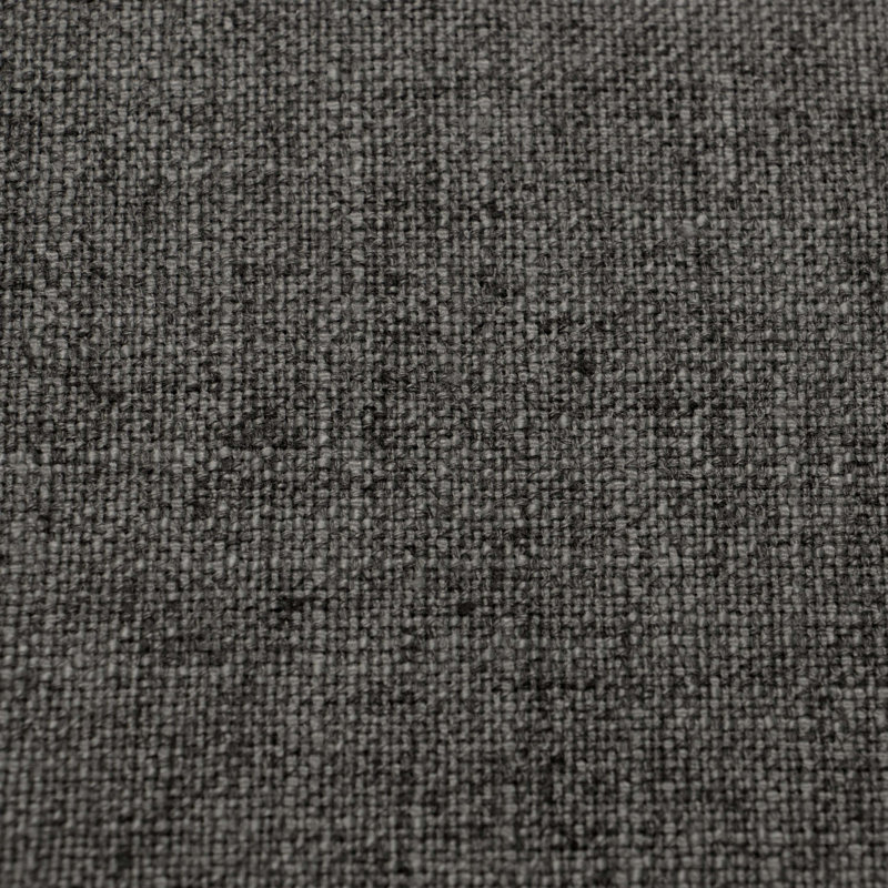 Tabouret de bar et de comptoir Hadrien, Tabouret de bar (siège d'une hauteur de 31 po), Lin texturé gris anthracite Zuma