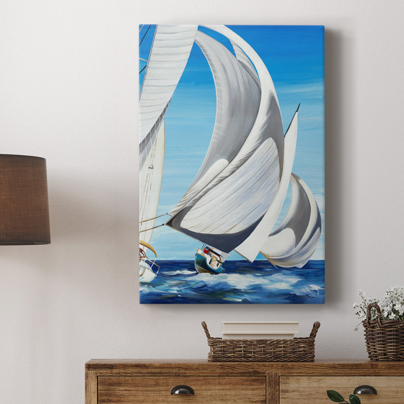 SUR LA MER OUVERTE - Galerie Cavas sur mesure, H 18 po x l 12 po