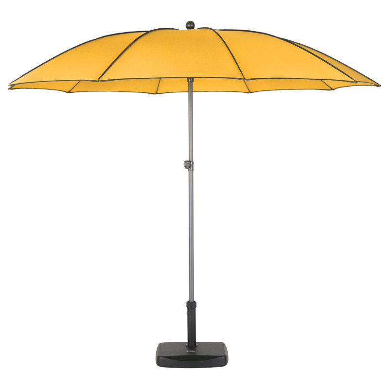 Condon 250cm Market Parasol, Yellow