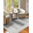 Reversible Flat Weave Durry Gray Flatweave Wool & Viscose Area Rug-1341343792