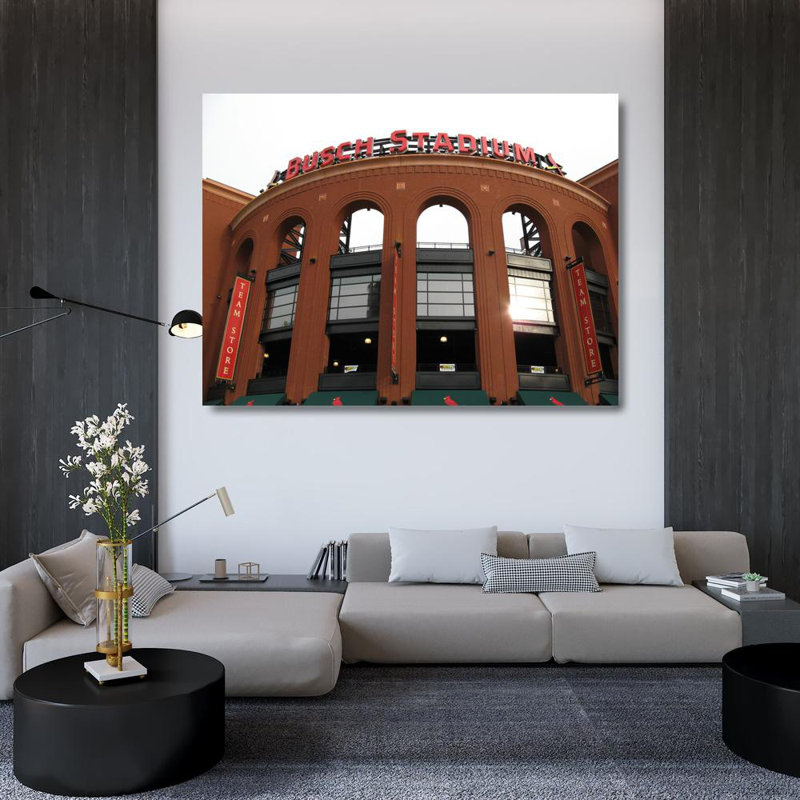 Busch Stadium, 36" H x 48" W
