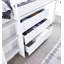 Single (3') 3 Drawer Mate's & Captain's Mid Sleeper Loft Bed Bed and Mattress with Bookcase by Bedmaster