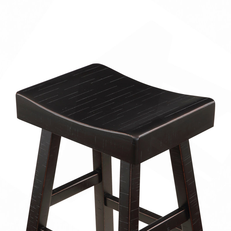 Ensemble de 4 tabourets à hauteur de comptoir, table et tabouret de comptoir, Noir, Noir, Noir