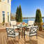 Chaise de patio avec coussin Sall