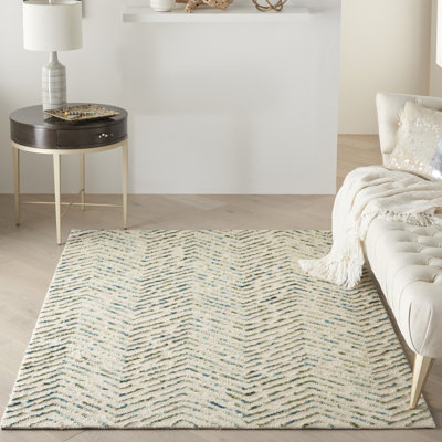 Wool Geometric Indoor Rug