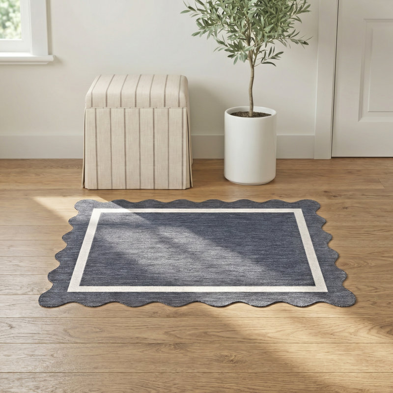 Skiles Machine Woven Rug, Rectangle 2'3.6" x 3'9.3"