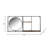 Elegant Rectangular Wood Metal Wall Storage Shelf with Round Mirror Accent for Home Decor - Wall Organizer Shelf for Living Room Styling - Brown & Black