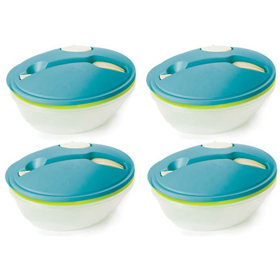 Food Storage - Set of 4 Containers and 4 Lids