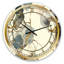 Gold Glam Squares VI - Horloge murale glam-50582398
