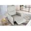 Fauteuil inclinable ergonomique de 36,22 po de largeur avec masseur-732779554