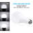 3-Way A21 LED Light Bulbs, Daylight 5000K, E26 Base, Non-Dimmable, Equivalent to 40/60/100W-40590331