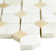 Bianco Dolomite 12.4 in. x 12.4 in. Polished Marble Mosaic Tile