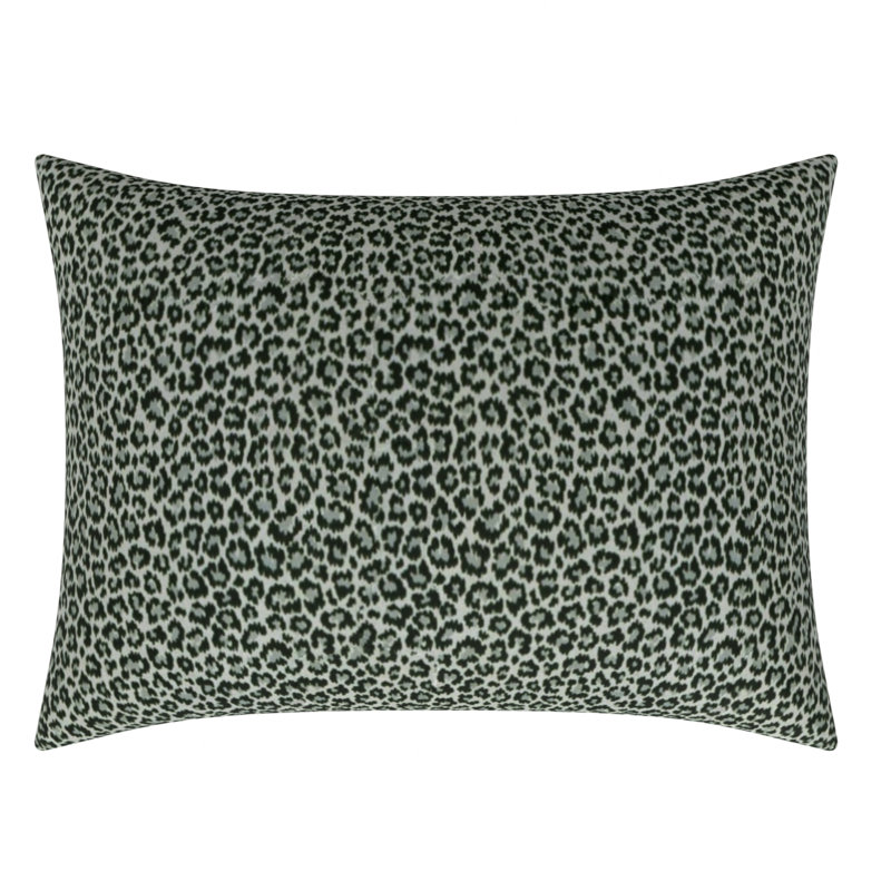 Housse et insert de coussin rectangulaire en coton Studio Line, Étain, 26 po x 35 po