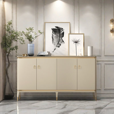 Buffet décoratif de style moderne et minimaliste