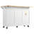 Kitchen Island With Foldable Counter Top, Kitchen Storage Cart With Slide-Out Shelf, Towel Rack And Drawer,Rolling Kitchen Cart On Wheels, For Kitchen, Living Room, Dining Room-1957173216