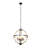 Edwards 4 - Light Dimmable Geometric Chandelier