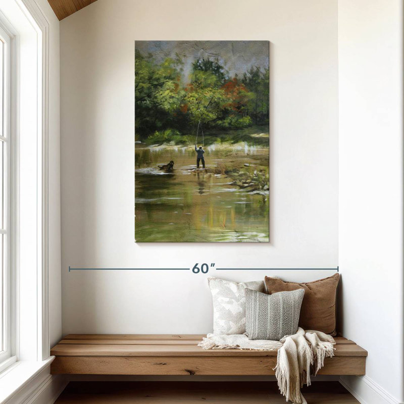 Pêche à la mouche Senne, H 45 po x l 30 po