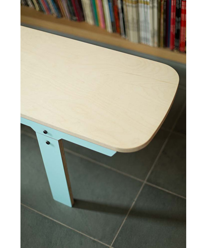 Giedi Upholstered Bench, Medium, Butterfly Blue
