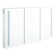 53" Seren Lighted Medicine Cabinet with Tunable LED and Wireless Speaker