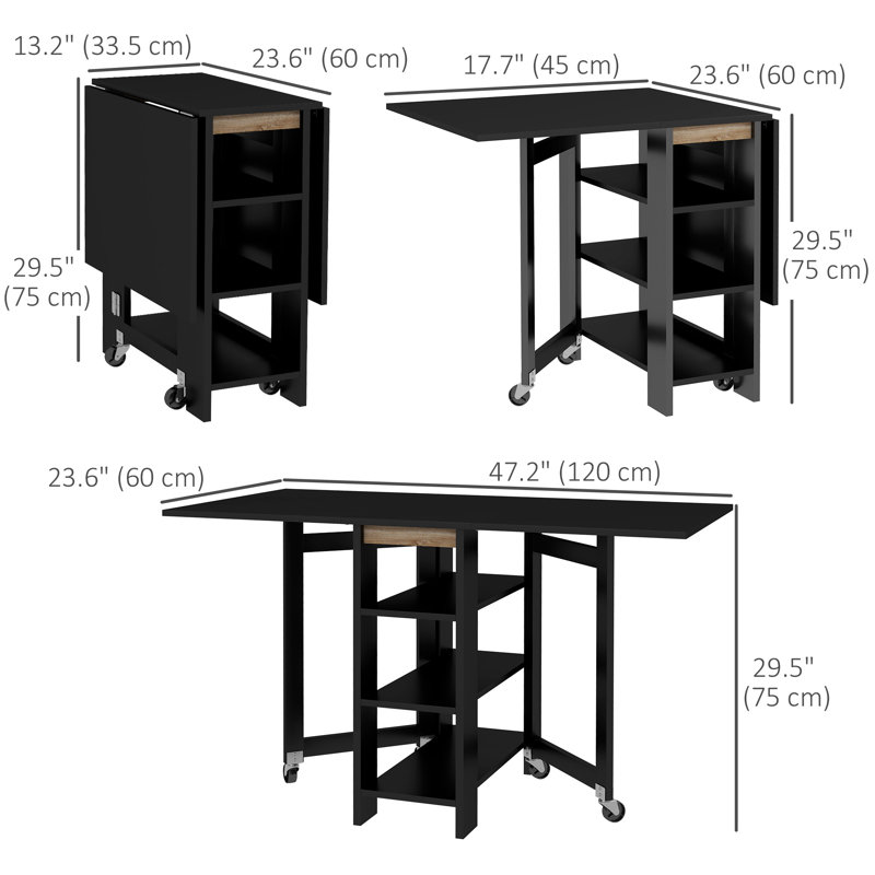 Lenneth Dining Table, Black