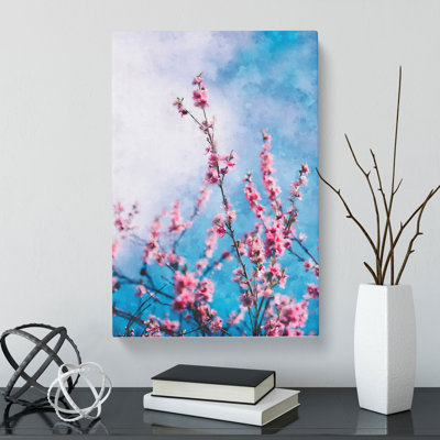 Delicate Cherry Blossom Tree - Wrapped Canvas