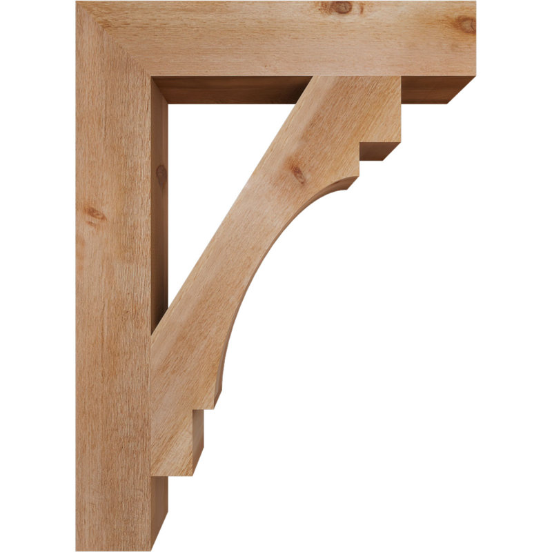 Support Merced Block, Cèdre rouge de l'Ouest (scié brut), H 44 po x l 6 po x P 32 po