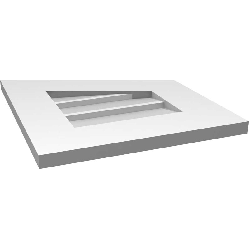Ventilateur à pignon non-fonctionnel Signature, H 18 po x l 16 po x P 1 po