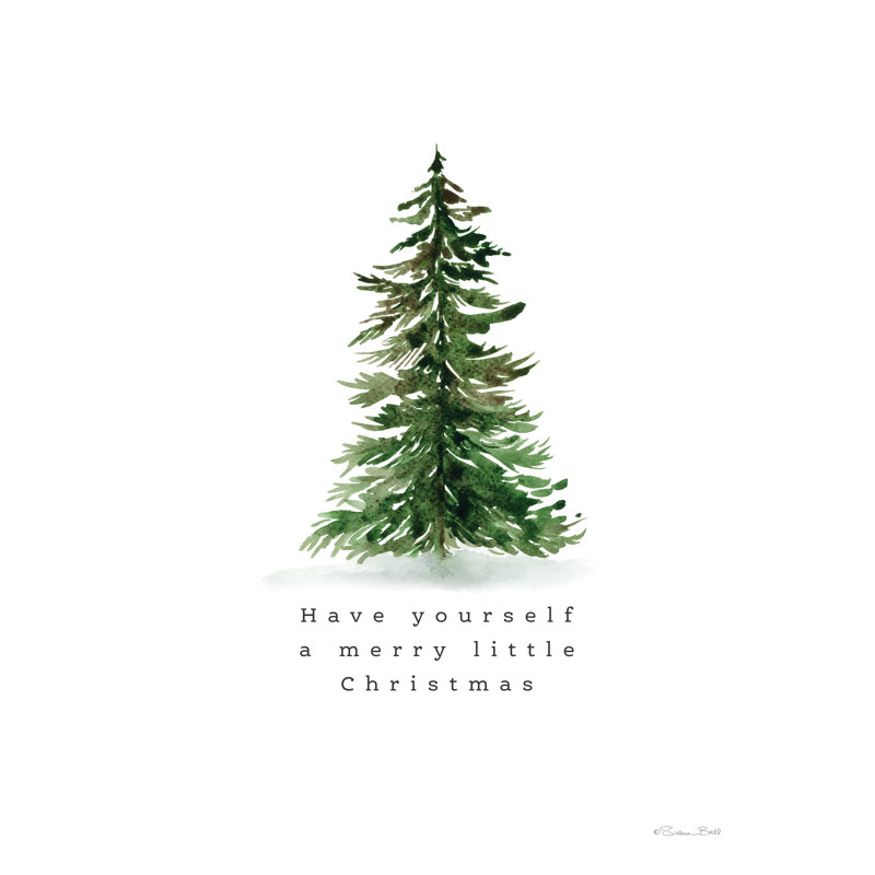 " Merry Little Christmas " by Susan Ball, 12" H x 8" W