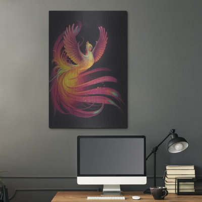 Winston Porter 'Phoenix' by Kirk Reinert, Metal Wall Art,