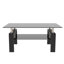 Table basse rectangulaire en verre noir, table basse transparente, tables d'appoint modernes pour le salon, meubles de salon-134894587-134894589