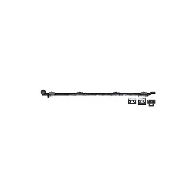 Deltana FPG4219 42" Surface Bolt with Offset; Heavy Duty; Black Finish