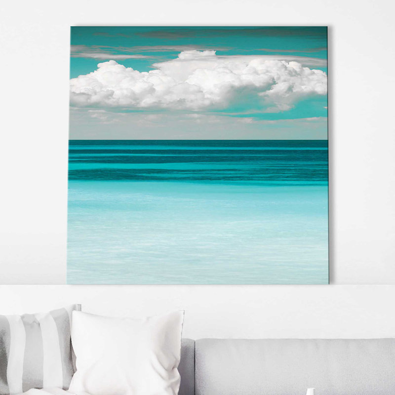«Teal Bay (Square)» par Danita Delimont, reproduction, H 24 po x l 24 po x P 1,5 po, Toile tendue